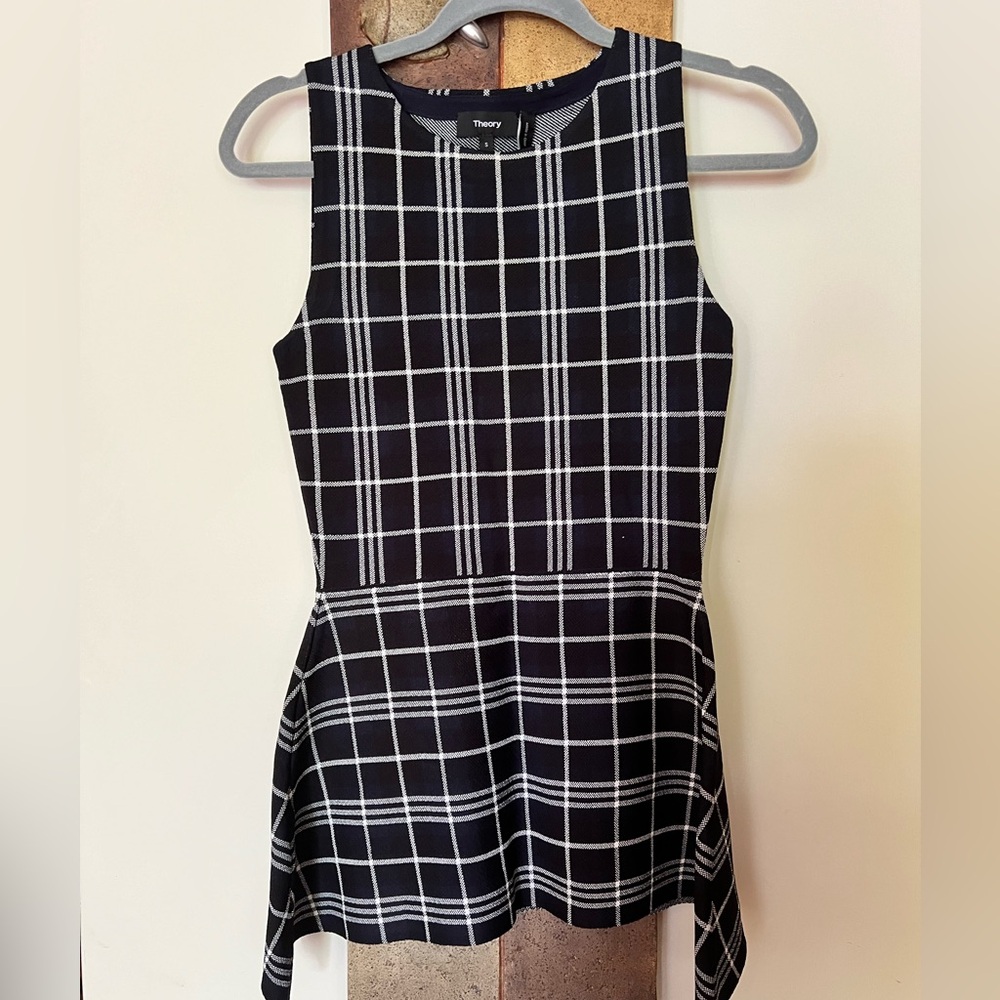 Theory Peplum Stretchy Tank